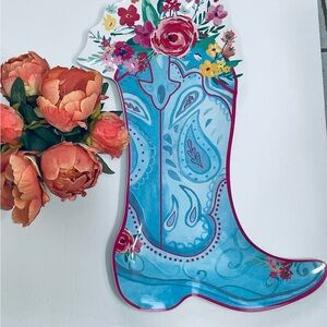 The Pioneer Woman Cowboy Boot Tray 19x12
Thick Plastic